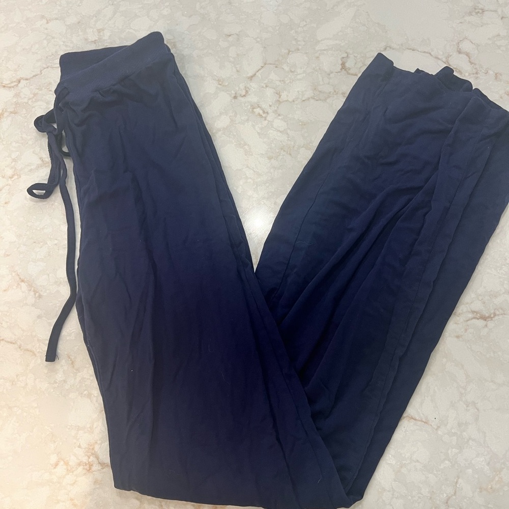 Navy Blue Drawstring Lounge Pants